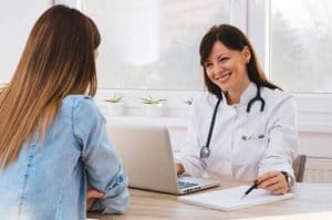 Woman Discussing Suboxone Treatment Options with Client