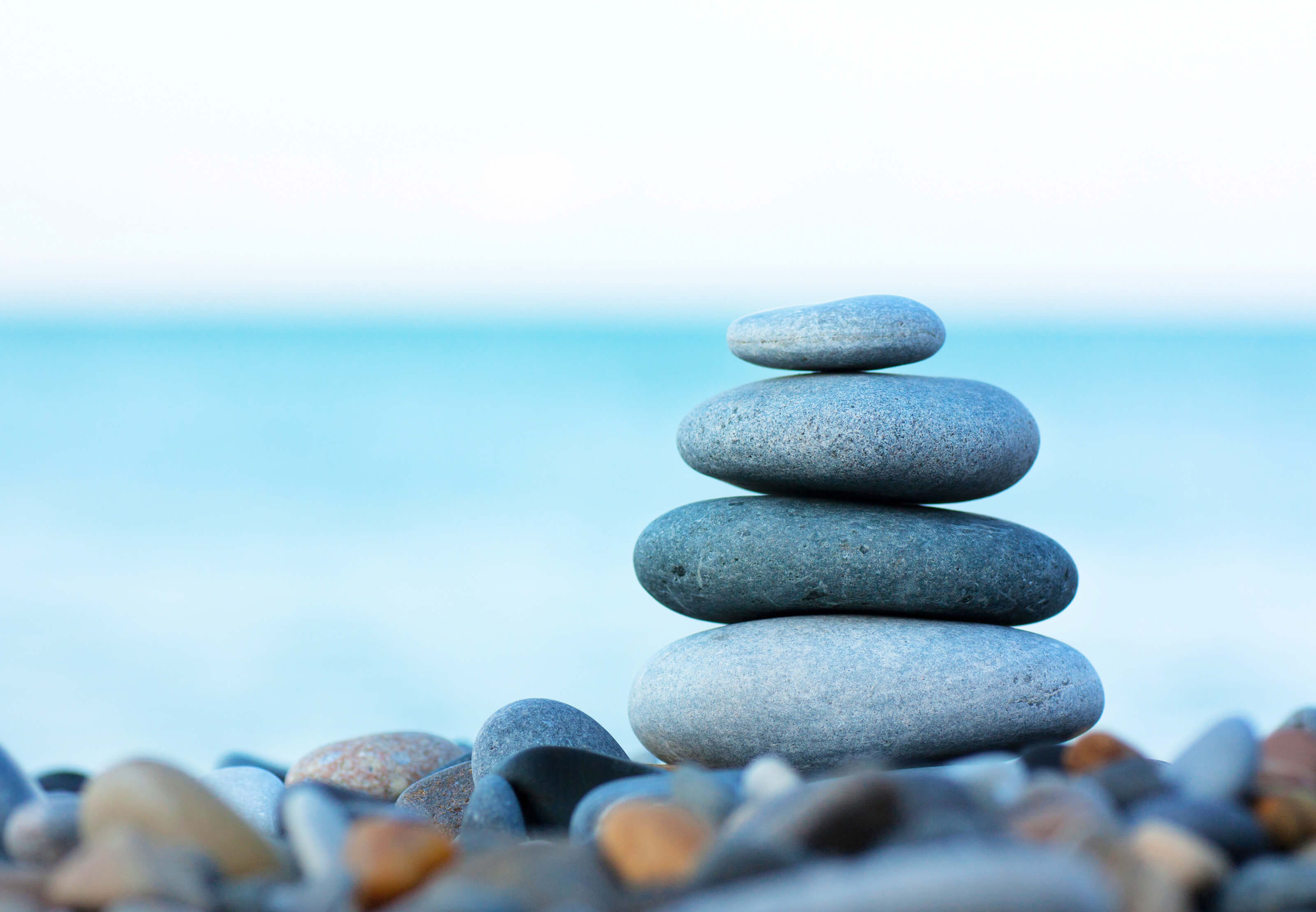 photo of meditation rocks