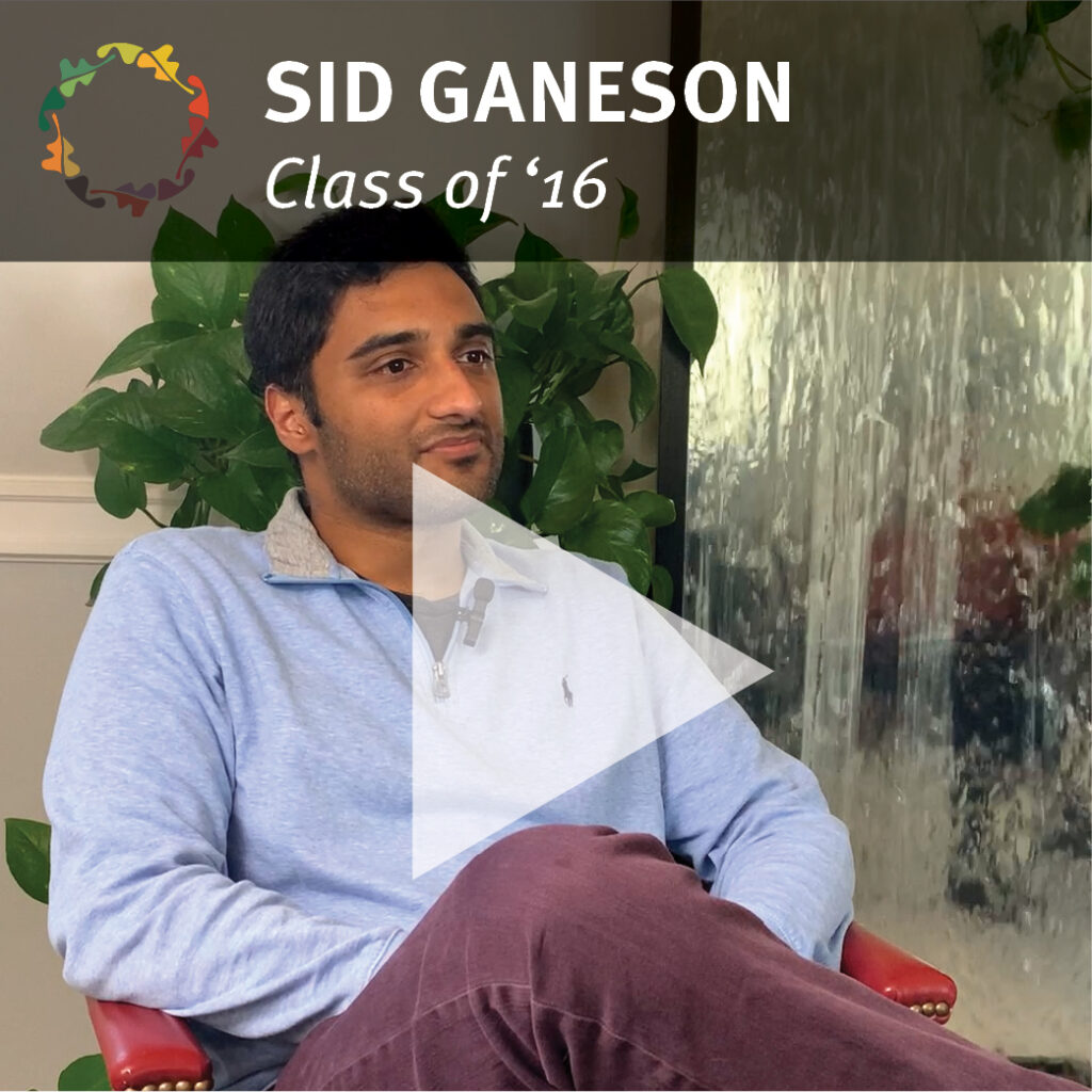 Sid Ganeson - Class of 2016